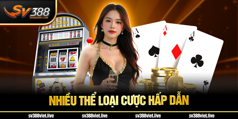 Nhiều kèo cược hấp dẫn tại SV388